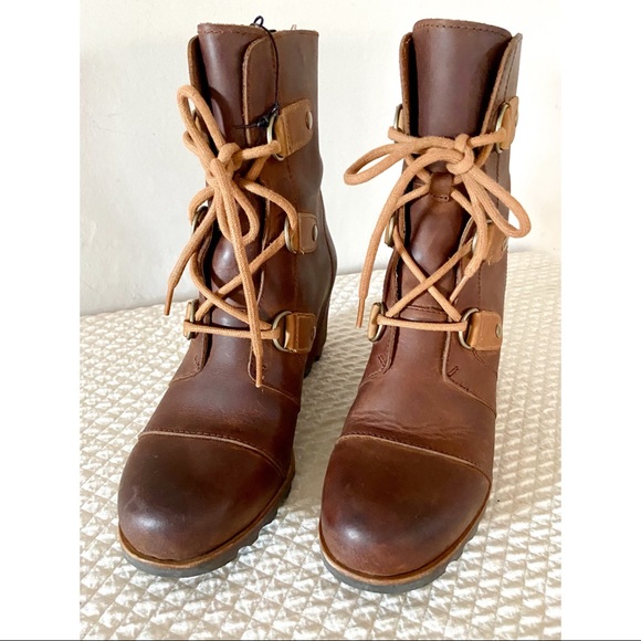 “IT BOOT”- SOREL JOAN OF ARCTIC WEDGE BOOT-EUC-9.5 - Picture 3 of 14